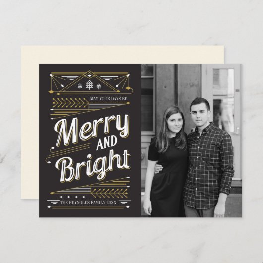 アールデコの休日の写真の郵便はがき シーズンポストカード (正面/裏面)