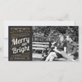 アールデコの休日の写真カード シーズンカード (正面)