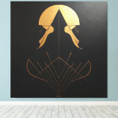 アールデコの優雅さ キャンバスプリント (インサイチュ (ウッドフロア))