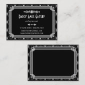 アールデコの名刺 名刺 (正面/裏面)