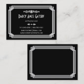 アールデコの名刺 名刺 (正面/裏面)