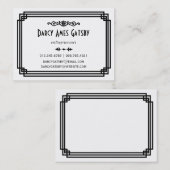 アールデコの名刺 名刺 (正面/裏面)