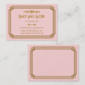 アールデコの名刺 名刺 (正面/裏面)