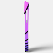 アールデコの太陽を紫とピンク Case-Mate iPhoneケース (裏面 / 左)