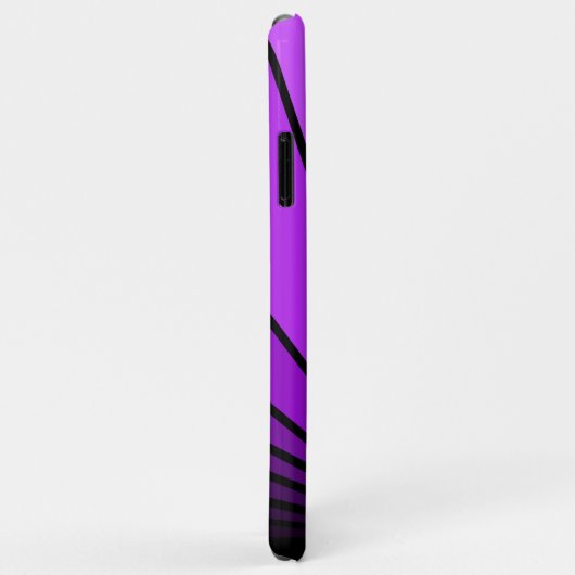 アールデコの太陽を紫 Case-Mate iPhoneケース (裏面/右)