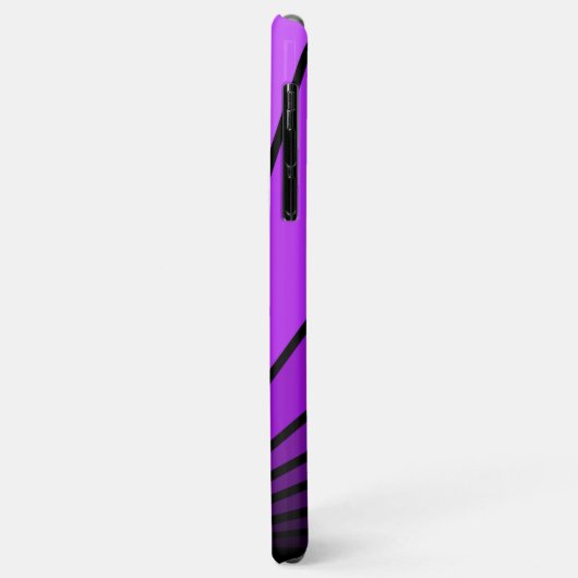 アールデコの太陽を紫 Case-Mate iPhoneケース (裏面/左)