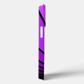 アールデコの太陽を紫 Case-Mate iPhoneケース (裏面 / 右)