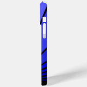 アールデコの太陽を青で彩る Case-Mate iPhoneケース (裏面 / 左)