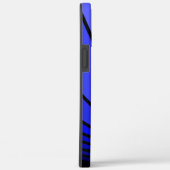 アールデコの太陽を青で彩る Case-Mate iPhoneケース (裏面 / 右)