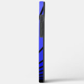 アールデコの太陽を青で彩る Case-Mate iPhoneケース (裏面 / 左)