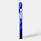 アールデコの太陽を青で彩る Case-Mate iPhoneケース (裏面 / 左)