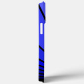 アールデコの太陽を青で彩る Case-Mate iPhoneケース (裏面 / 右)