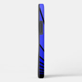 アールデコの太陽を青で彩る Case-Mate iPhoneケース (裏面 / 右)