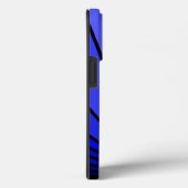 アールデコの太陽を青で彩る Case-Mate iPhoneケース (裏面 / 右)