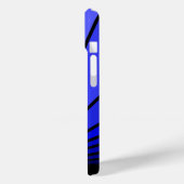 アールデコの太陽を青で彩る Case-Mate iPhoneケース (裏面 / 左)