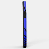 アールデコの太陽を青で彩る Case-Mate iPhoneケース (裏面/右)