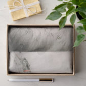 アールデコの女性と彼女の犬のデコパージュ紙 薄葉紙 (ギフト)