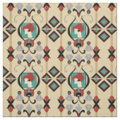 アールデコの女性 ファブリック (見本)