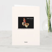 アールデコの挨拶状 カード (裏面)