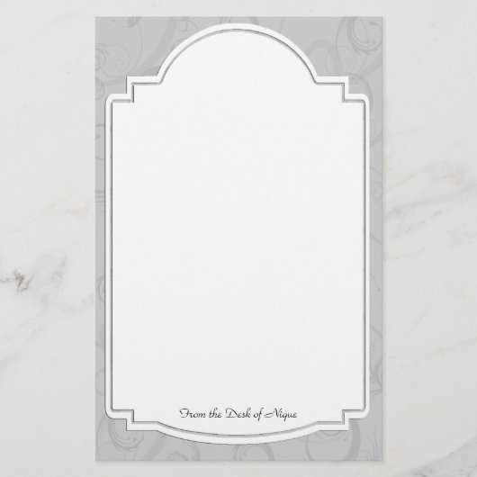 アールデコの文房具 便箋 (正面)