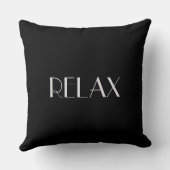 アールデコの斜子織はパターンをリラックスします クッション (裏面)