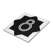 アールデコの星数 タイル (側面)