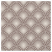 アールデコの海の貝 ファブリック (クローズアップ)