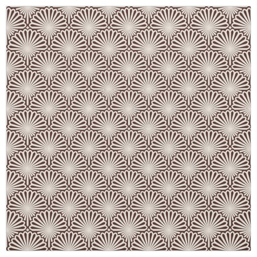 アールデコの海の貝 ファブリック (見本)