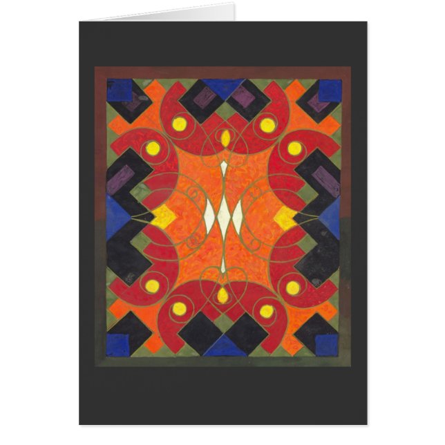 アールデコの生地のデザイン-豊富で鮮やかな色 (正面)