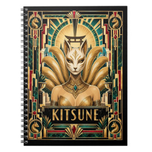 アールデコの神話シリーズ キツネ ノートブック