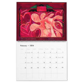 アールデコの種類 – 12か月 – パーソナライズされた カレンダー (2月 2026)