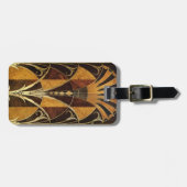 アールデコの節玉木 ラゲッジタグ (正面横)