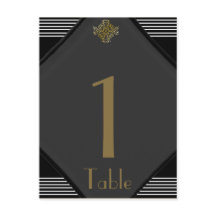 アールデコの結婚テーブル番号