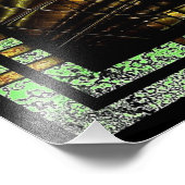 アールデコの緑と金ゴールドの写真プリント フォトプリント            (角)