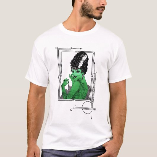 アールデコの花嫁のTシャツ Tシャツ (正面)