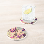 アールデコの花柄のコースター コースター (側面)