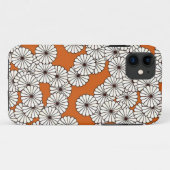アールデコの花柄 – さび付きクリーム Case-Mate iPhoneケース (裏面(横))
