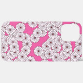 アールデコの花柄 - ピンクのクリーム色 Case-Mate iPhoneケース (裏面 (横))