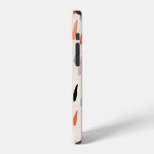 アールデコの花: モダンシームレス iPhoneケース (左側面)