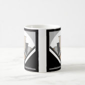 アールデコの表現 コーヒーマグカップ (中央)