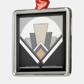 アールデコの表現 メタルオーナメント (左)