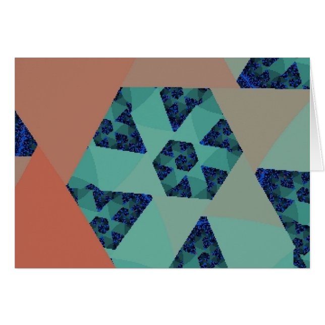 アールデコの階段カード (正面横)