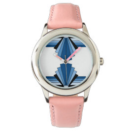 アールデコの青 腕時計