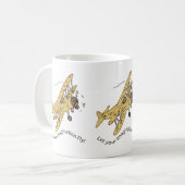 アールデコの飛行機 – あなたの想像力を飛ばす。 コーヒーマグカップ (正面左)