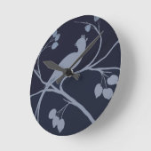 アールデコの鳩 ラウンド壁時計 (傾斜)