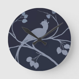 アールデコの鳩 ラウンド壁時計