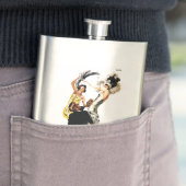 アールデコの20年代ジャズ年齢 フラスク (インサイチュ)