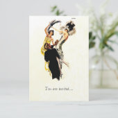 アールデコの20年代ジャズ年齢 招待状 (スタンド正面)