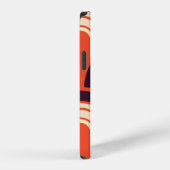 アールデコの50年代レトロ抽象芸術 iPhoneケース (右側面)