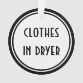 アールデコの~の洗濯室のドア・ハンガー オーナメント (正面)